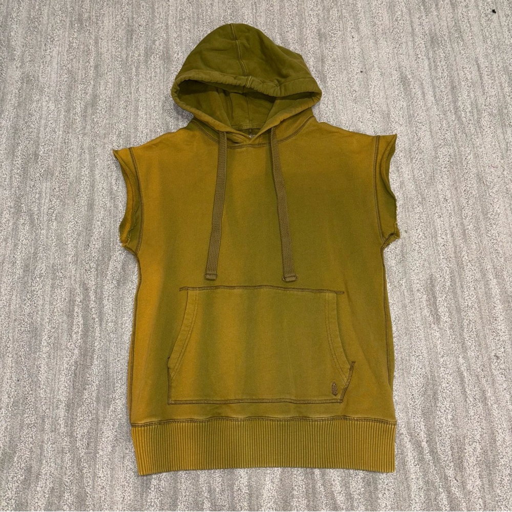 FP Movement by Free People Olive Sleeveless Hoodie